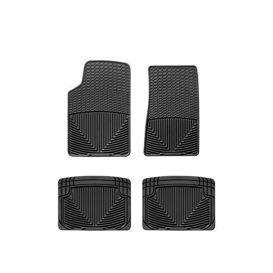 WeatherTech All-Weather Floor Mats | 2003-2007 Cadillac CTS/CTS-V (W47-W20)-wtW47-W20-W47-W20-Interior Accessories-Weathertech-Front and Back-Black-JDMuscle