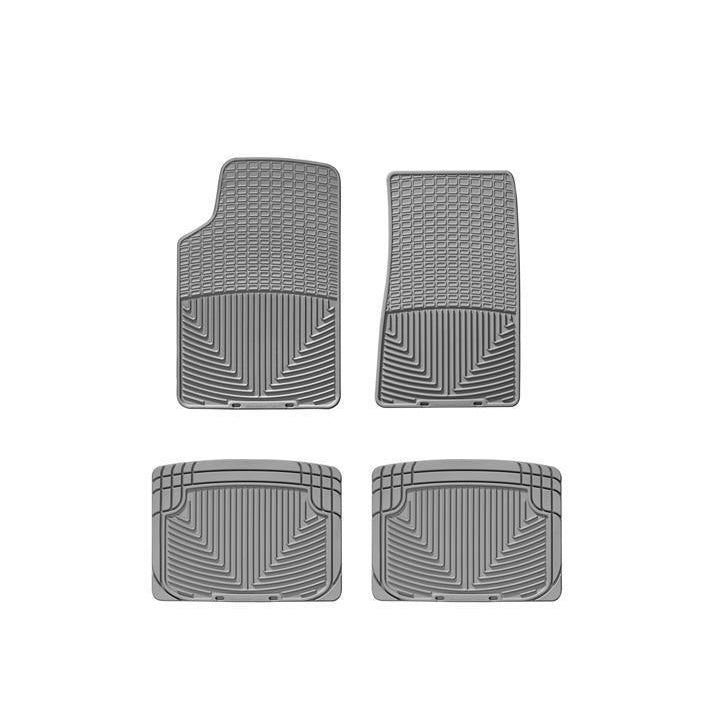 WeatherTech All-Weather Floor Mats | 2003-2007 Cadillac CTS/CTS-V (W47-W20)-wtW47GR-W20GR-W47GR-W20GR-Interior Accessories-Weathertech-Front and Back-Grey-JDMuscle