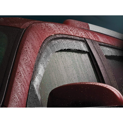 WeatherTech Dark Window Deflectors - Front Set | 2016+ Honda Civic Coupe (80793)-wt80793-80793-Rain Guards-Weathertech-JDMuscle