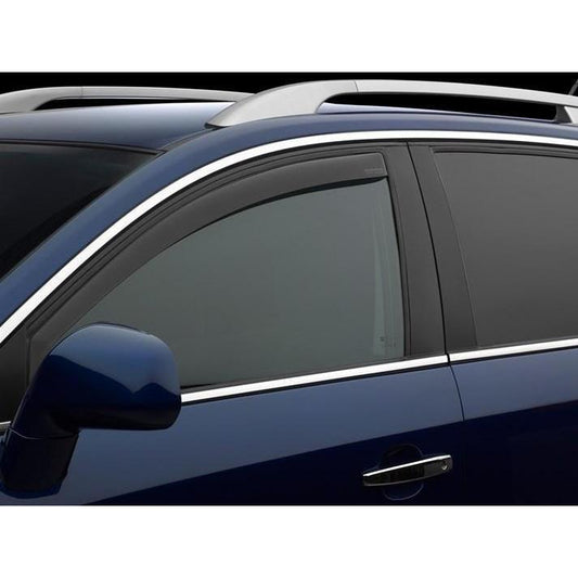 WeatherTech Dark Window Deflectors - Front Set | 2016+ Honda Civic Sedan (80794)-wt80794-80794-Rain Guards-Weathertech-JDMuscle