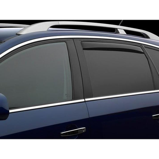 WeatherTech Dark Window Deflectors - Rear Set | 2016+ Honda Civic Sedan (81794)-wt81794-81794-Rain Guards-Weathertech-JDMuscle