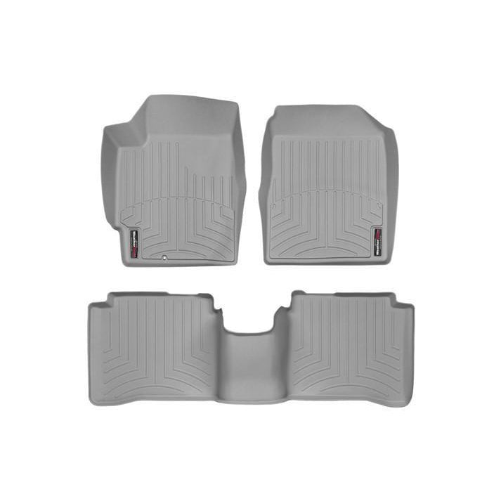WeatherTech Floor Liners | 2002-2006 Nissan Altima (443101-441692)-wt463101-461692-463101-461692-Interior Accessories-Weathertech-Front and Back-Grey-JDMuscle