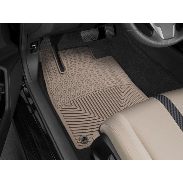 WeatherTech Front Floor Mats | 2016+ Honda Civic (W390)-wt458841-458841-Interior Accessories-Weathertech-Tan-JDMuscle