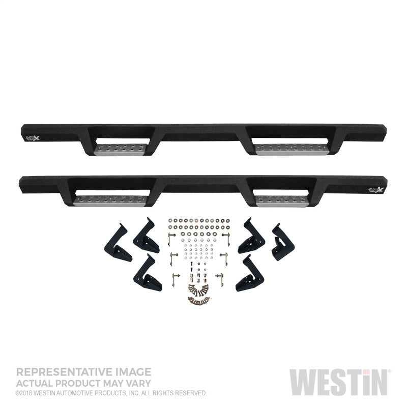 Westin 05 - 20 Tacoma Double Cab HDX Stainless Drop Nerf Step Bars Textured Black | 56 - 127752 - JDMuscleBody Kitswes56-127752