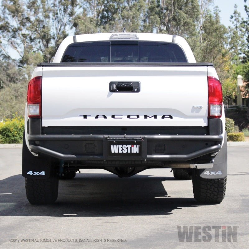 Westin 16 - 20 Tacoma Rear Outlaw Bumper Textured Black | 58 - 81045 - JDMuscleBumperswes58-81045