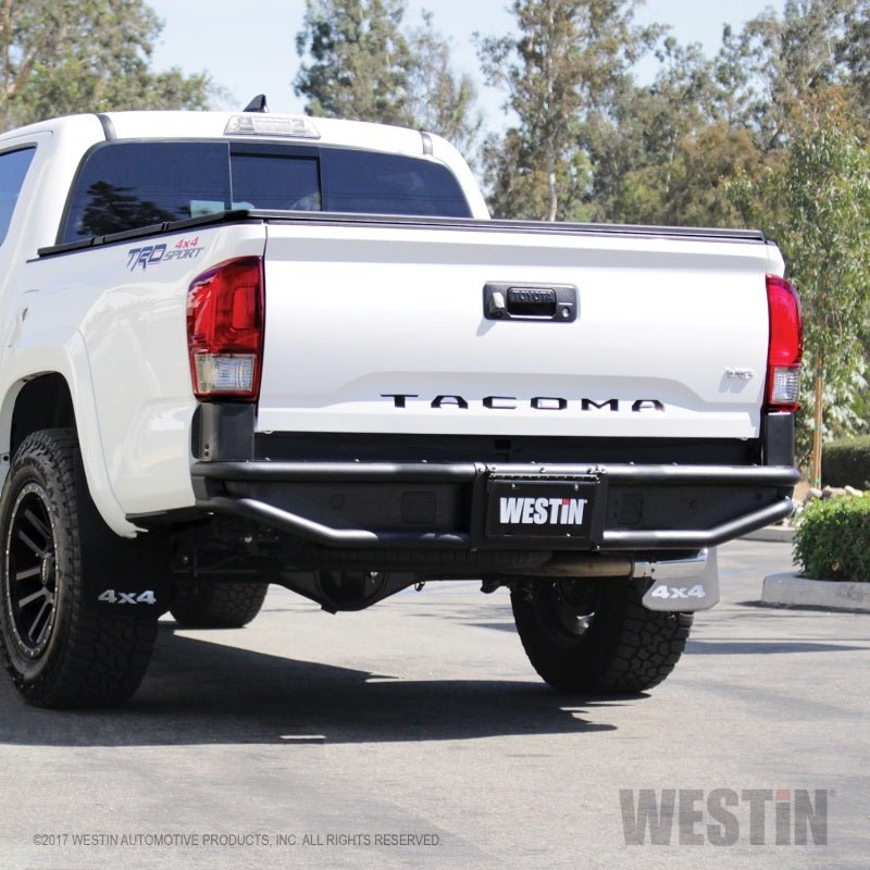 Westin 16 - 20 Tacoma Rear Outlaw Bumper Textured Black | 58 - 81045 - JDMuscleBumperswes58-81045