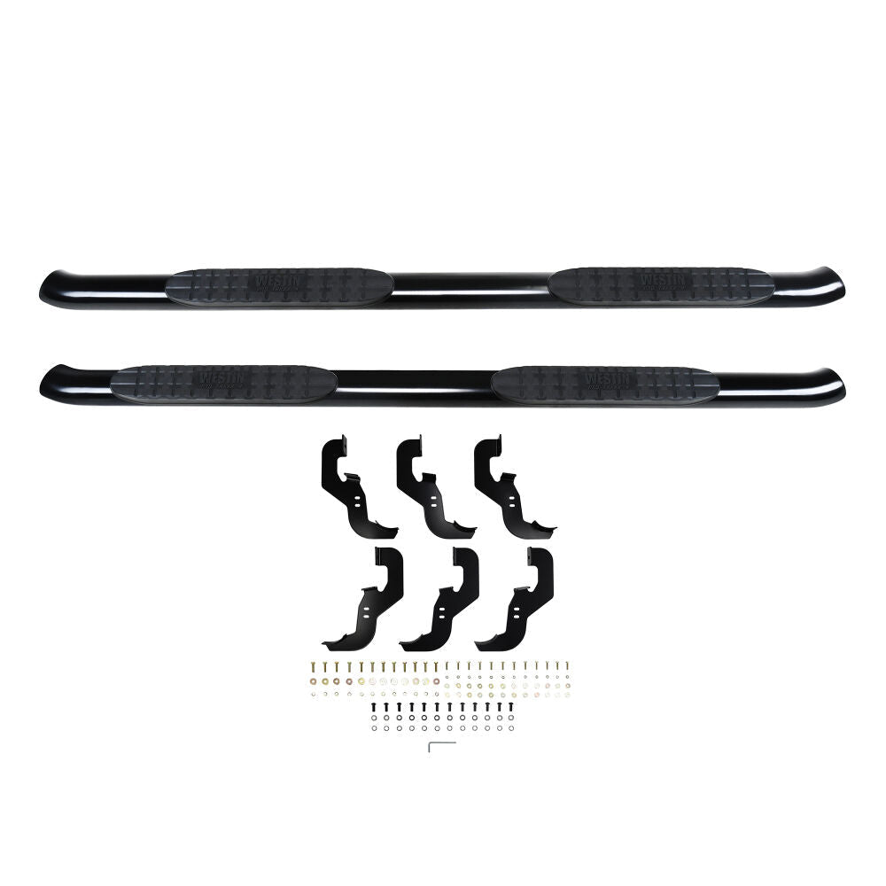 Westin 2022 Tundra CrewMax PRO TRAXX 4 Oval Nerf Step Bars - Black | 21 - 24235 - JDMuscleMisc Itemswes21-24235