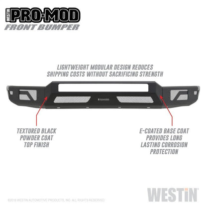 Westin Front Pro - Mod Bumper Toyota Tacoma 2016 - 21 | 58 - 41045 - JDMuscleBumperswes58-41045