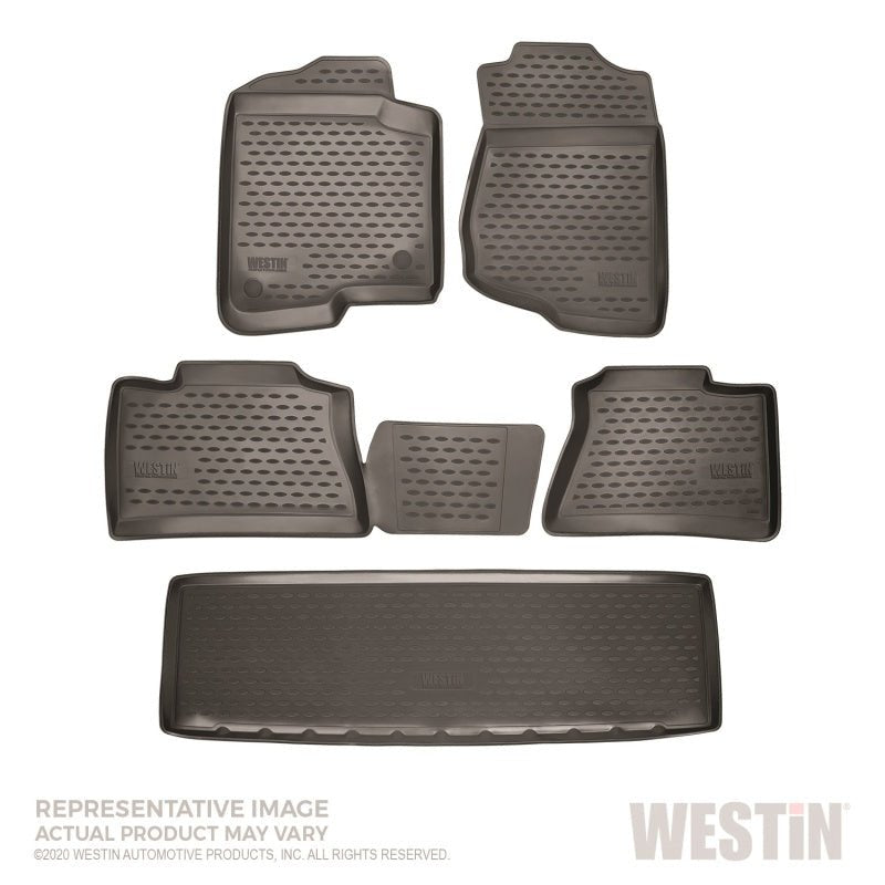 Westin Front Profile Liners 2nd and 3rd Row Set Black Honda Odyssey 2018 - 2020 | 74 - 15 - 51031 - JDMuscleFloor Matswes74-15-51031