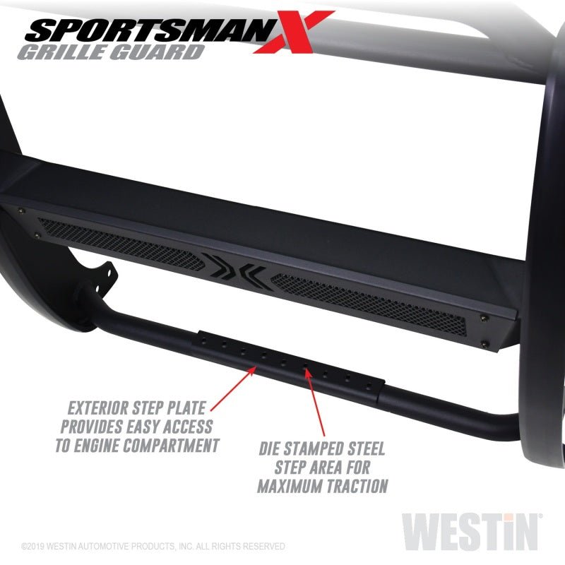 Westin Sportsman X Grille Guard Textured Black Toyota 4Runner 2014 - 21 | 40 - 33825 - JDMuscleBumper Guards / Light Barswes40-33825