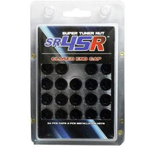 Wheel Mate Muteki SR45R Caps Set 24pc Black- Universal 33100B