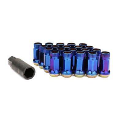 Wheel Mate Muteki SR45R Lug Nut Kit 12x1.25 Burned Blue 20pc - Universal (32935UN)-wm32935UN-32935UN-Lug Nuts-Muteki-JDMuscle