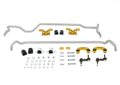 Whiteline 04 - 07 WRX Sedan Front and Rear 24mm Adjustable Sway Bar Kit | BSK007M - JDMuscleSway BarswhlBSK007M