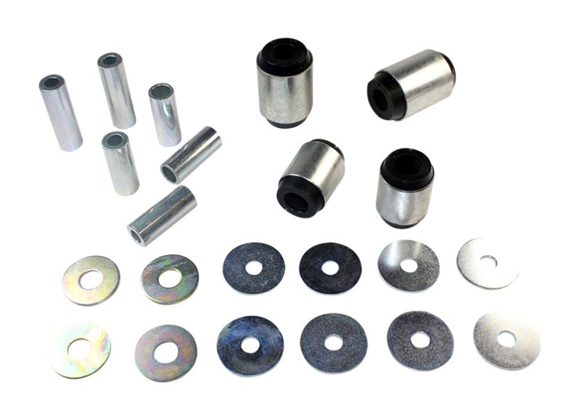 Whiteline [06+ FJ Cruiser Fr C/A / 02 - 09 Lexus GX470] Front Rear Control Arm Lower Inner Bushing Kit | W53312 - JDMuscleAftermarket BushingswhlW53312