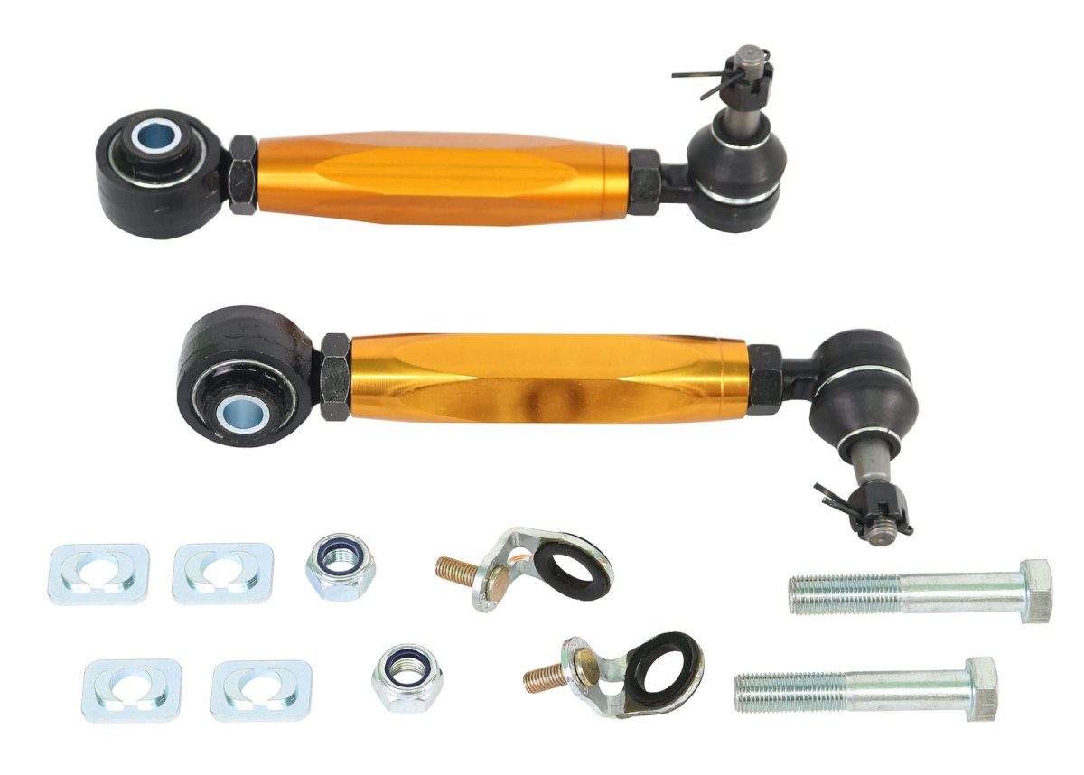 Whiteline [08 - 21 WRX/STI / 13 - 23 BRZ / 09 - 15 FXT] Rear Adjustable Toe Arms | KTA147B - JDMuscleTrailing ArmswhlKTA147B