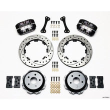 Wilwood Dynapro Black Anodize Slotted & Drilled Rear Brake Kit 2002-2005 WRX