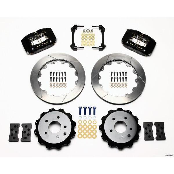 Wilwood Dynapro Radial Rear Black Slotted Big Brake Brake Kit 2009-2013 Nissan 370Z-140-9507-140-9507-Big Brake Kits-Wilwood-JDMuscle