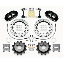 Wilwood FNSL4R Black Rear Slotted & Drilled Big Brake Kit 2002-2005 WRX