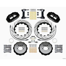 Wilwood FNSL6R Black Front Slotted & Drilled Big Brake Kit 2002-2014 WRX w/ 18-in Wheels