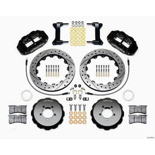 Wilwood FNSL6R Black Front Slotted & Drilled Big Brake Kit 2004 Subaru STI w/ 17-in Wheels
