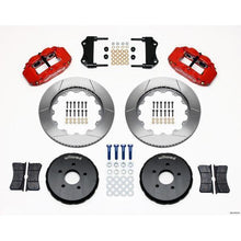 Wilwood FNSL6R Front Red Slotted Big Brake Brake Kit 2003-2009 Nissan 350Z w/ 18-in Wheels