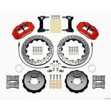 Wilwood FNSL6R Red Front Slotted & Drilled Big Brake Kit 2002-2014 WRX w/ 17-in Wheels