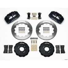 Wilwood FSL4 Front Black Slotted Big Brake Brake Kit 1989-1998 Nissan 240SX