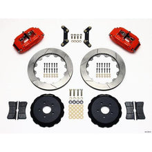 Wilwood SL6 Red Front Slotted Big Brake Kit 2004 Subaru STI w/ 17-in Wheels