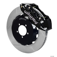 Wilwood W6A Black Slotted Big Brake Front Brake Kit 2002-2014 WRX w/ 18-in Wheels