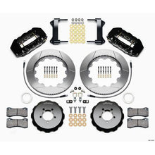 Wilwood W6A Black Slotted & Drilled Big Brake Front Brake Kit 2004 Subaru STI w/ 18-in Wheels