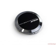 Work Wheels Center Cap Black Flat Type Emotion Series Universal | W120186 - JDMuscleCenter Caps and AccessoriesWORW120186