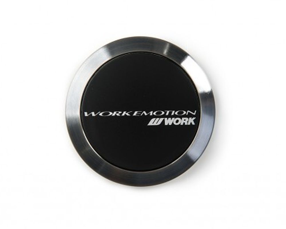 Work Wheels Center Cap Black Flat Type Emotion Series Universal | W120186