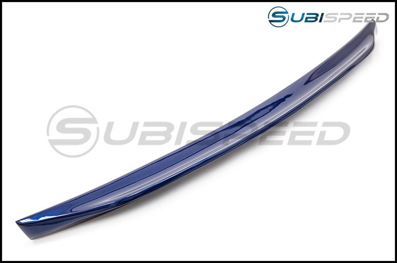 OLM HIGH POINT DUCKBILL TRUNK SPOILER GALAXY BLUE PEARL 15-2021 Subaru WRX & STI | A.70026.1-E8H