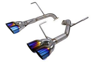 Nameless Performance Muffler Delete Single Wall Neochrome Tips Subaru WRX/STI Sedan 2011-2014 | RSPD067