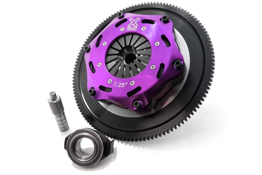 XClutch Clutch Kit 7.25 in. Twin Solid Ceramic Discs w/ Flywheel Subaru WRX 2006-2014 | XKSU18526-2E