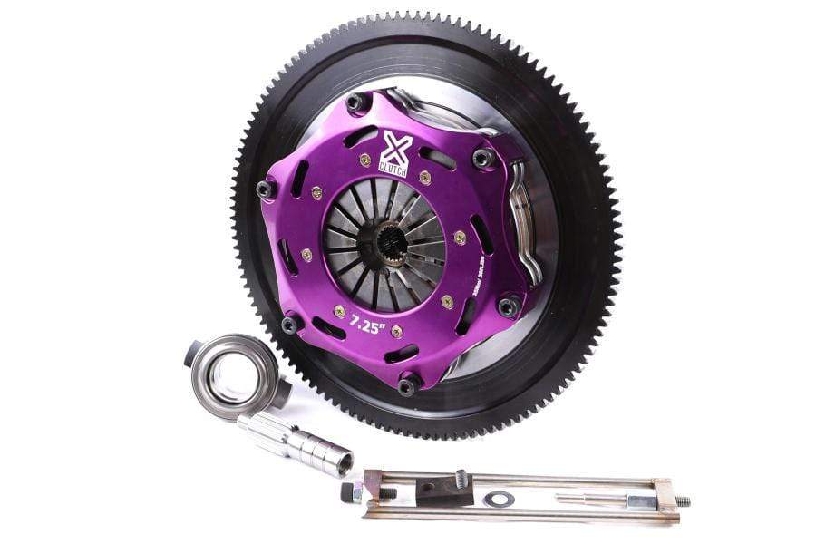 XClutch Clutch Kit 7.25in Twin Solid Ceramic Disc w/ Flywheel WRX 2002-2005 / Forester XT 2004-2006 / Legacy GT 2008-2012 | XKSU18520-2E - JDMuscleClutchesXCLXKSU18520-2E