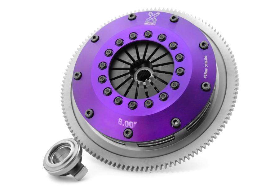 XClutch Clutch Kit 8 in. Twin Solid Ceramic Discs w/ Flywheel Scion FR-S 2013-2016 / Subaru BRZ 2013+ / Toyota 86 2017+ | XKSU20526-2E - JDMuscleClutchesXCLXKSU20526-2E