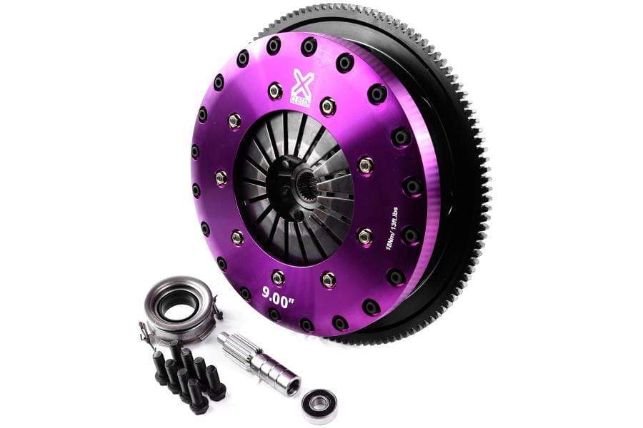 XClutch Clutch Kit 9 in. Twin Solid Organic Clutch Discs w/ Flywheel Scion FR-S 2013-2016 / Subaru BRZ 2013+ / Toyota 86 2017+ | XKSU23540-2G - JDMuscleClutchesXCLXKSU23540-2G
