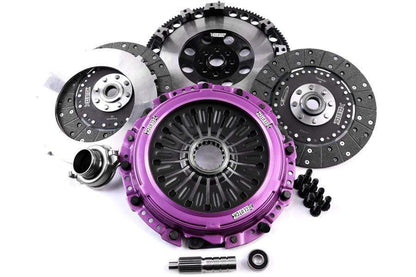 XClutch Clutch Kit Twin Solid Organic Clutch Discs w/ Flywheel STI 2004-21 - JDMuscleClutchesXCLXKSU23531-2GL
