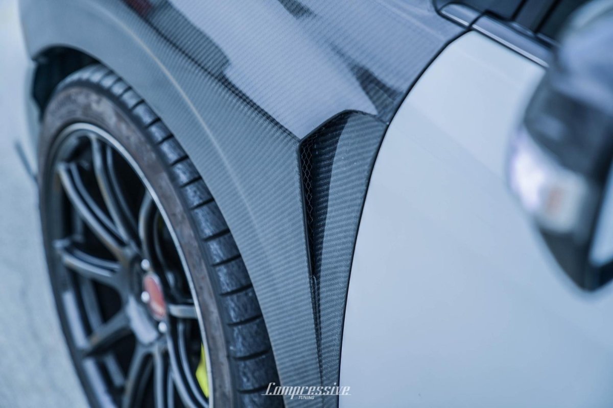 XTI Carbon Fiber Fender Kit - JDMuscleFND14F-3KCF3K Carbon Fiber