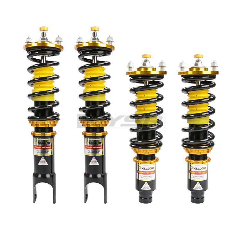 Yellow Speed Racing Dynamic Pro Sport Coilovers 1989-1991 Honda Civic (EE/EF)-YS01-HD-DPS009-Coilovers-Yellow Speed Racing-Fork-JDMuscle