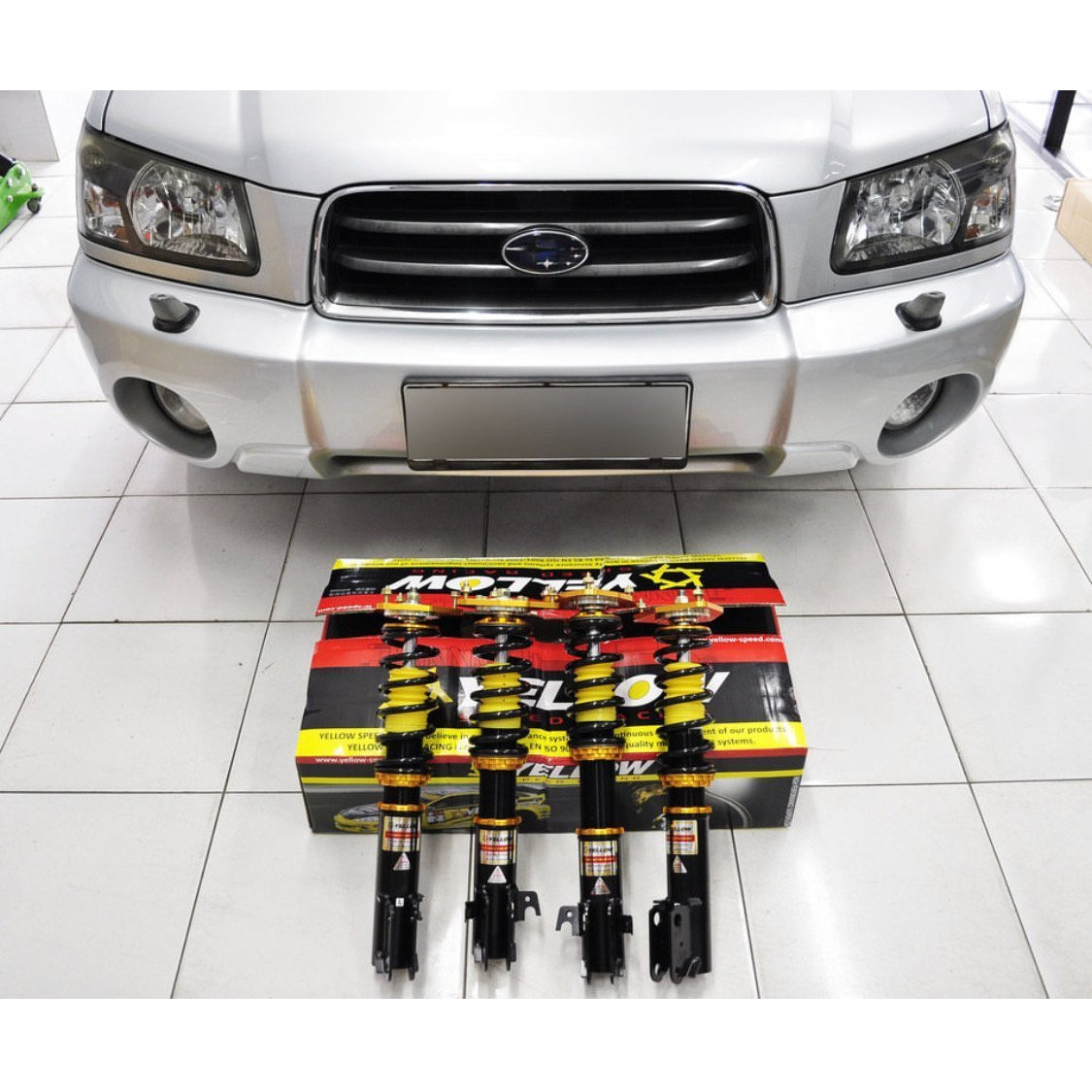 Yellow Speed Racing Dynamic Pro Sport Coilovers 2003-2008 Subaru Forester (SG)-YS01-SB-DPS002-YS01-SB-DPS002-Coilovers-Yellow Speed Racing-JDMuscle