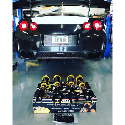 Yellow Speed Racing Dynamic Pro Sport Coilovers 2009-2019 Nissan GT-R (R35)-YS01-NS-DPS009-10-YS01-NS-DPS009-10-Coilovers-Yellow Speed Racing-JDMuscle