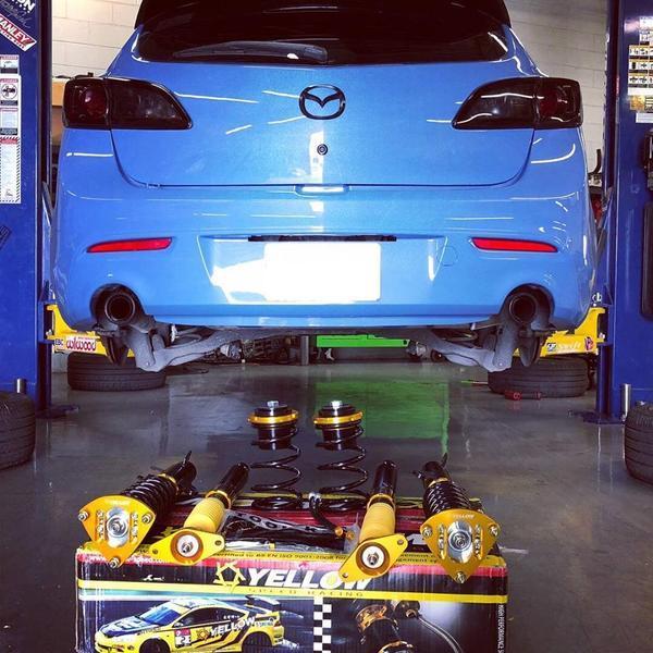 Yellow Speed Racing Dynamic Pro Sport Coilovers 2010-2013 Mazda 3 (BL; Incl. Mazdaspeed)-YS01-MZ-DPS006-10-YS01-MZ-DPS006-10-Coilovers-Yellow Speed Racing-JDMuscle