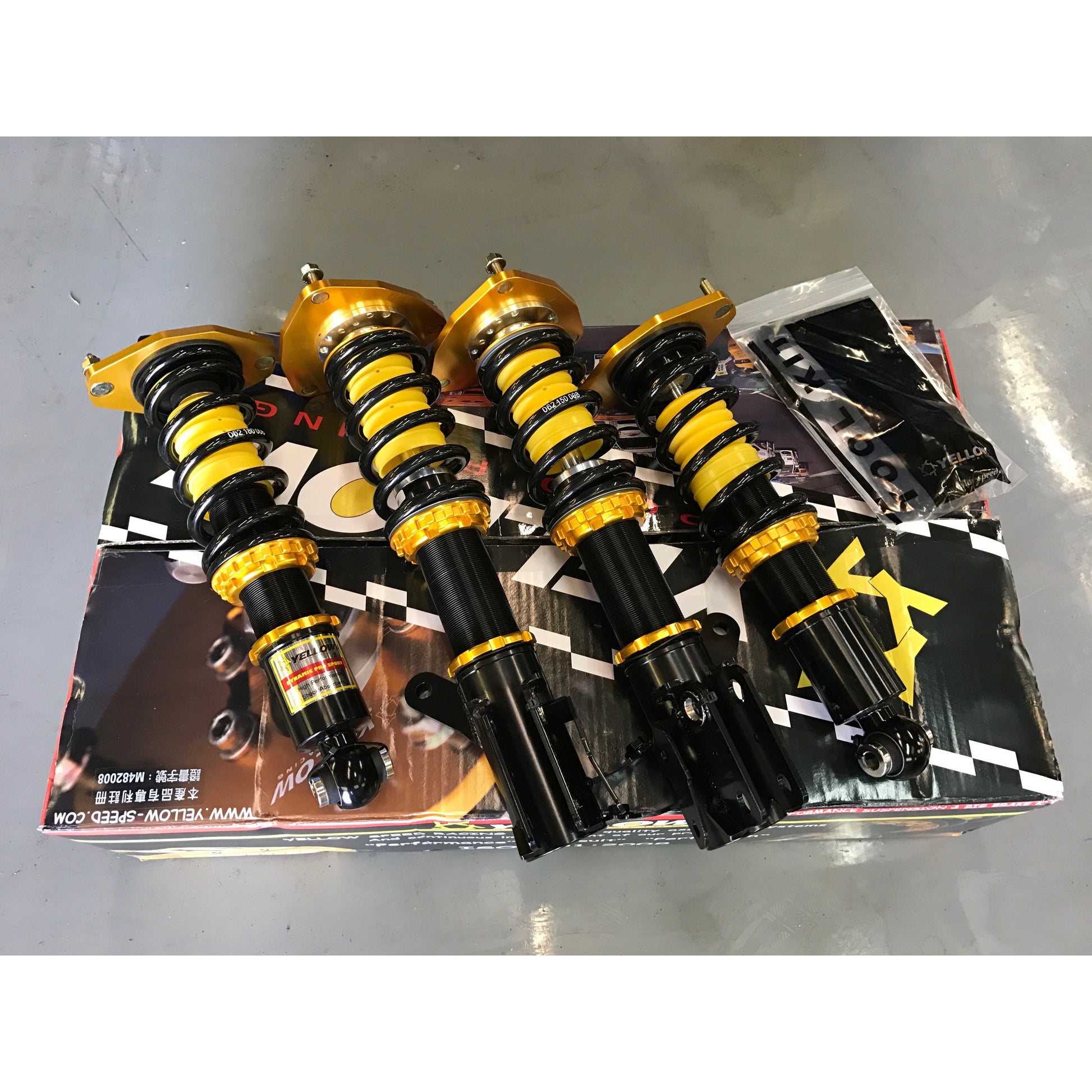 Yellow Speed Racing Dynamic Pro Sport Coilovers 2013 - 2020 Subaru BRZ (ZC6)-YS01-SB-DPS001-1-YS01-SB-DPS001-1-Coilovers-Yellow Speed Racing-JDMuscle