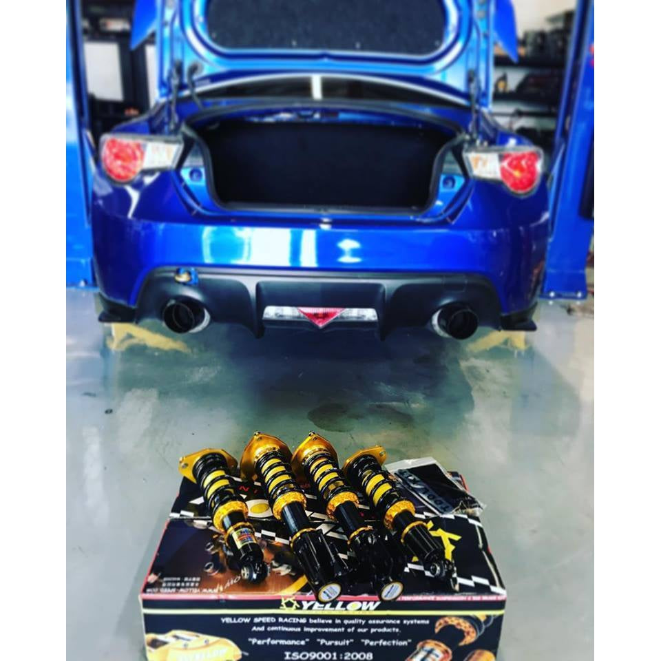 Yellow Speed Racing Dynamic Pro Sport Coilovers 2013 - 2020 Subaru BRZ (ZC6)-YS01-SB-DPS001-1-YS01-SB-DPS001-1-Coilovers-Yellow Speed Racing-JDMuscle