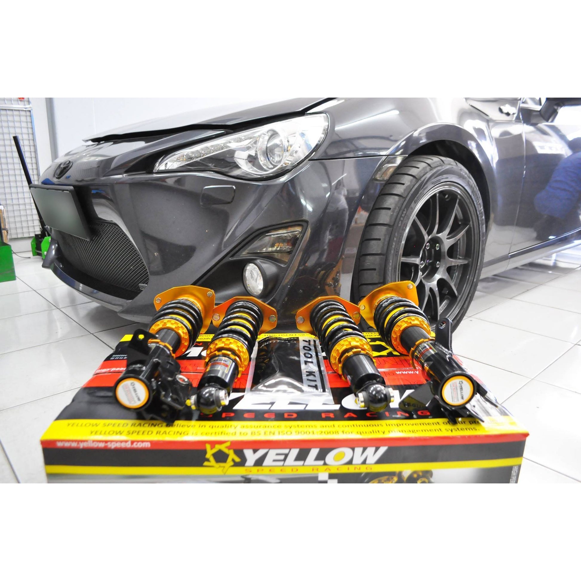 Yellow Speed Racing Dynamic Pro Sport Coilovers 2013 - 2020 Subaru BRZ (ZC6)-YS01-SB-DPS001-1-YS01-SB-DPS001-1-Coilovers-Yellow Speed Racing-JDMuscle