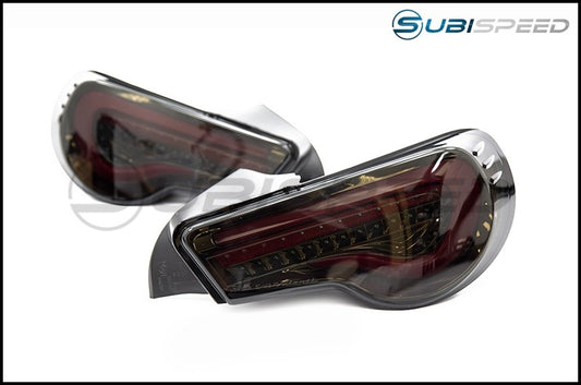 OLM VL STYLE SEQUENTIAL SMOKED LENS TAIL LIGHTS (BGR) 2013+ FR-S / BRZ | VLFT86SGLR-SQ