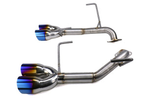 Nameless Performance Muffler Delete Single Wall Neochrome Tips Subaru WRX/STI Sedan 2011-2014 | RSPD067