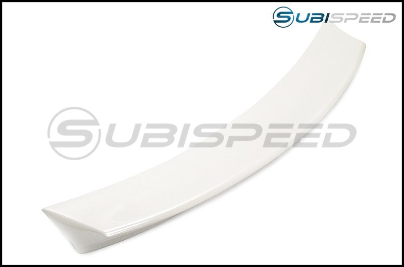 OLM TWO POINT ZERO DUCKBILL TRUNK SPOILER CRYSTAL WHITE PEARL 15-21 Subaru WRX & STI | A.70009.1-K1X